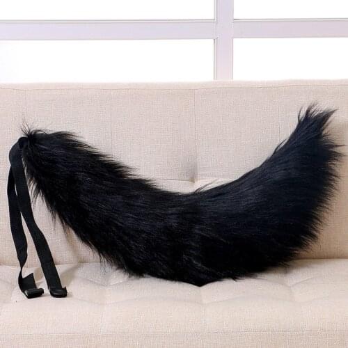 DIY Anime Fox Long Tail Furry Tassels Hair Clip Cosplay Prop Birthday Wedding Decor Party Costume Cosplay Christmas Halloween