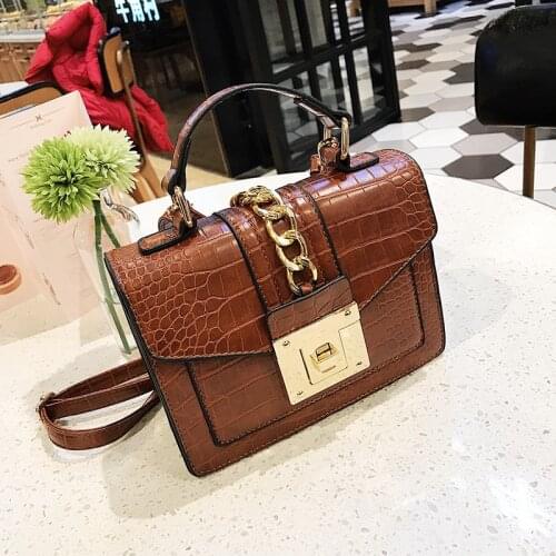 Designer Fashion Stone Pattern Womens Solid Color Handbag Crossbody Shoulder Messenger Bag
