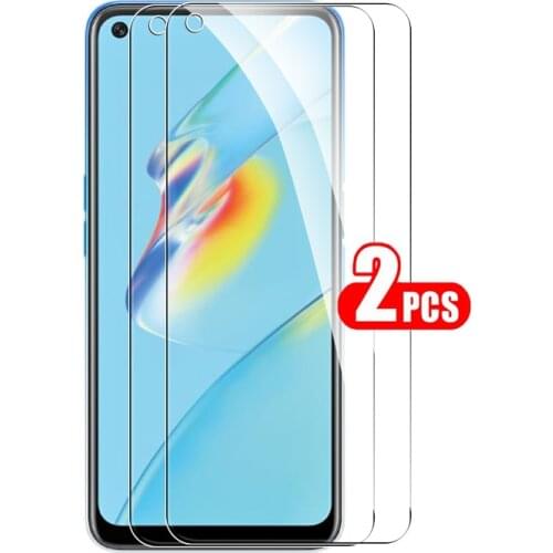 For oppo a54 2pcs glass for oppo reno 5 lite reno5 oppo a54 full screen protect tempered glass on a54 54a 6.51" phone film