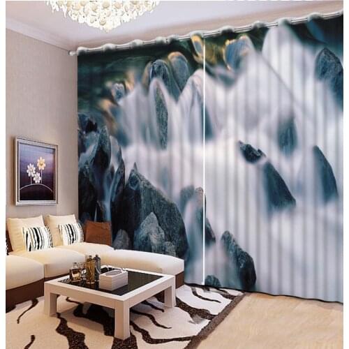 Beautiful window curtains rock Clouds curtain styles for bedrooms 3d bedroom curtains custom curtains