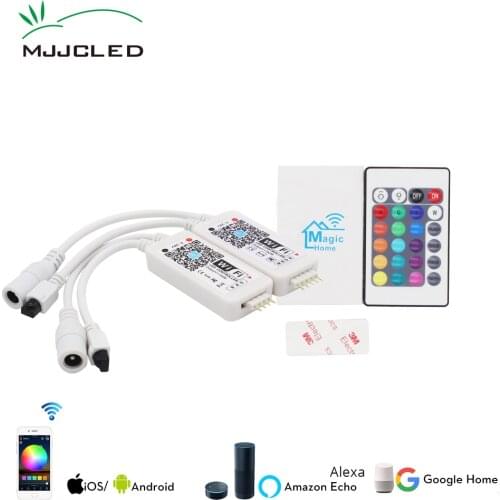 DC Mini Bluetooth WiFi LED Controller IR RF Wireless Remote Control 21 24Key Music Controller for LED Strip RGB RGBW RGBWW