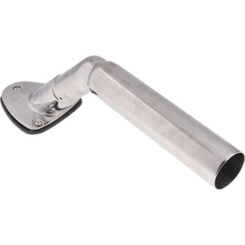 Marine 316 Stainless Steel Fishing Rod Holder with Deck Mounts Base