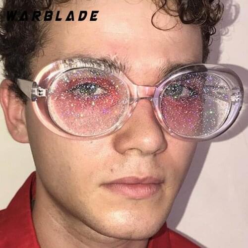 New Arrival 2021 Brand Oval Sunglasses Women Men Candy Color Colorful Cool Flash Lens Designer Ins Red Yellow Glasses