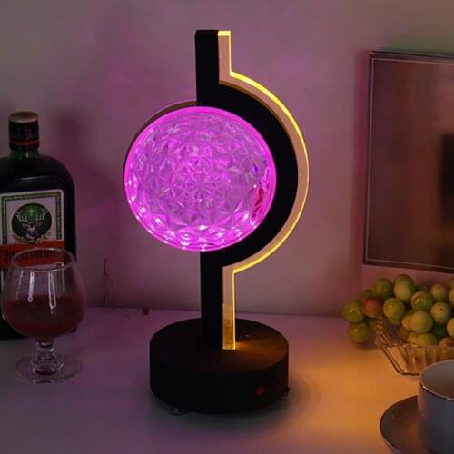 Modern Led Rechargeable Bar Table Lamp Restaurant Cafe Custom Night Light Home Place Living Room Bedroom Desktop Decorative Lamp