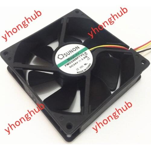 SUNON PMD2409PTV3-A F.GN DC 24V 3.8W 90X90X25mm Server Cooling Fan