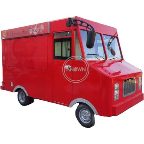 Street Mobile Fast Food Cart Ice Cream Vending Truck Vintage Car Cooking Trailer Kiosk For Sale