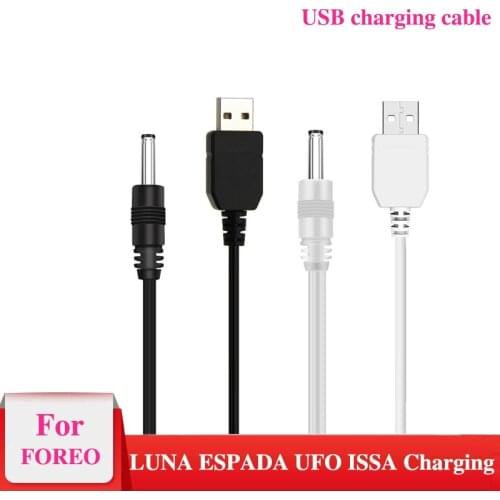 USB Charger cable For Foreo Luna2 Luna3 Mini 2 Go Luxe Facial Spa Massager For Cleansing USB Charger Cord
