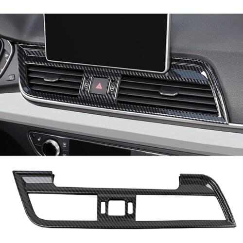 Interior Central Control Outlet Air Vent Cover Trim Fit For Audi Q5 FY 2018-2020 Car Styling Accessories