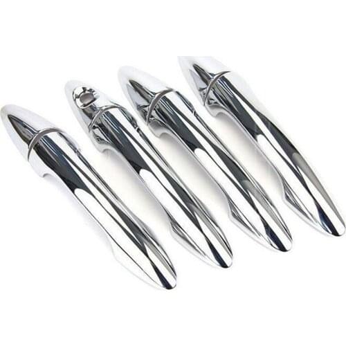 High-quality ABS Chrome Door Handle Cover Door Bowl Protection Covers Sticker For Hyundai Solaris VERNA i25 Accent 2011-2012