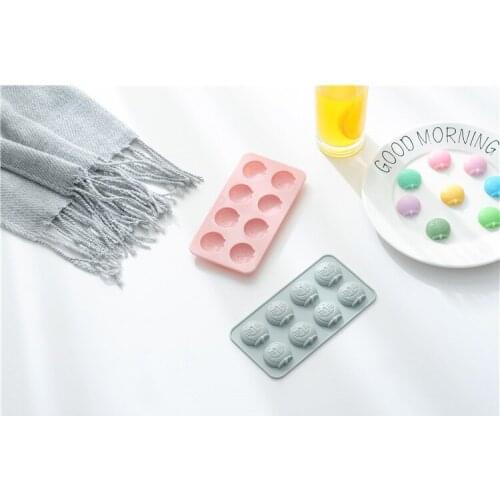 1PC Cute Cartoon Cat Cake Mold 8 Holes Silicone Baking Mold Chocolate Cupcake DIY Wedding Cake Baking Tools OK 1042