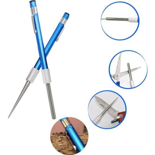 3 in 1 portable Knife Sharpener Whetstone Sharpening drill bit sharpener Hunting Diamond Pocket Outdoor Kitchen Cutter Sharpener