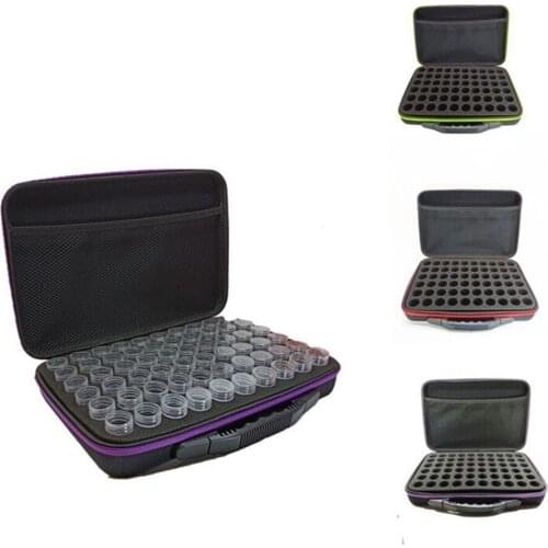 30/60 Bottles Diamond Painting Cross Stitch Accessories Tool Box Container Diamond Storage Bag Case Embroidery Mosaic Gift