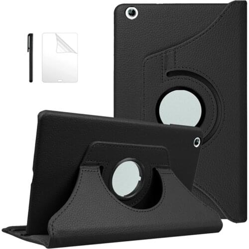 360 Roating PU Leather case For Huawei Mediapad M3 lite 8 CPN-W09 CPN-AL00 8 inch Funda for Huawei m3 lite 8 case + Film