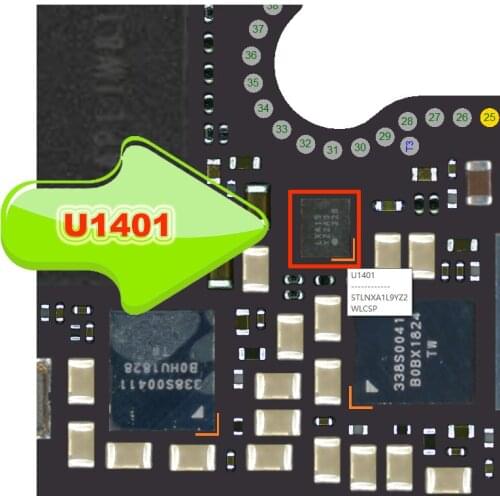 5-10pcs LXA1S For iPhone XS/XR/XS Max U1401 11 pro max Logic eeprom IC Chip Lynx STLNXA1L9YZ2 LXA1SYZ28N LXA1S For iPhone XS/XR