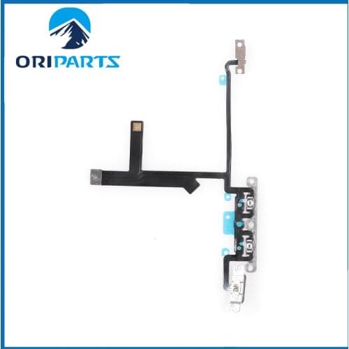 5pcs/lot Original For iPhone Xs Volume Flex for iPhone Xs Audio Flex with metal plate