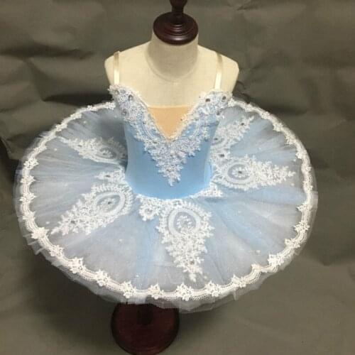 White/blue Professional Adult Tutu Women Child Kids Swan Lake Tutu Dance Pancake Ballet Dress For Toddler Girls Ballerina Party