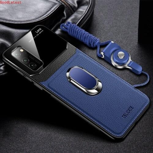 2021 PU leather Case For Note 20 S10 S20 S21 Lite Plus Pro Bumper Mirror Screen Eye protection phone Cover