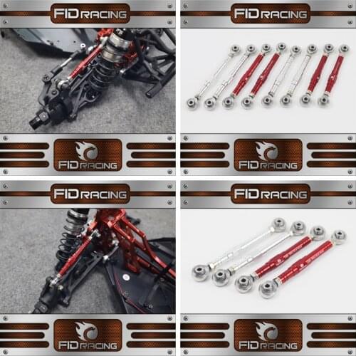 FID Alloy CNC + Steel Tie Rod Pull Rod for Losi DBXL-e 2.0 Desert Buggy 1/5 RC