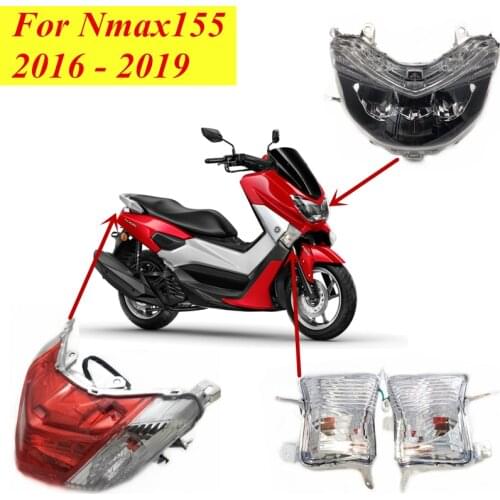 Modified motorcycle nmax155 nmax lamp turn signal headlamp headlight taillight taillamp For yamaha nmax155 nmax125 2016-2019