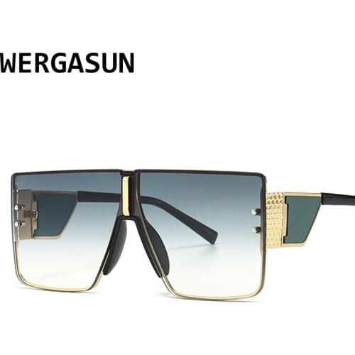 Fashion Sunglasses Designer Luxury Brand Square Sunglasses Women Oversized 2021 Trend Female Sun Glasses Shades For Women