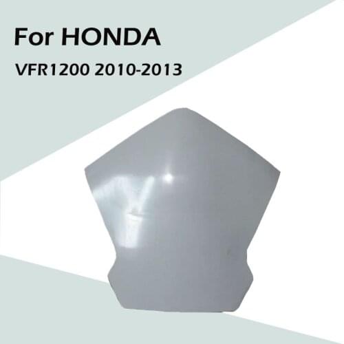 For HONDA VFR1200 2010 2011 2012 2013 Motorcycle Unpainted Front Upper Nose Fairing ABS Injection Fairing Accessories