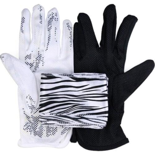 Gloves Turn Into A Long Black Silk Magic Prop Magic Stage YH1847