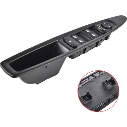 For Citroen C4 Window Switch Car Front Left Master Electric Power Control Switch With Rearview Mirror Buttons 9651464577