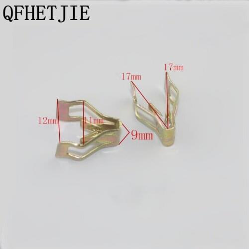 QFHETJIE Car Console Console DVD CD Panel Frame Instrument Table Gear Lever Armrest Interior Trim Plate Fixed Iron Clip Buckle