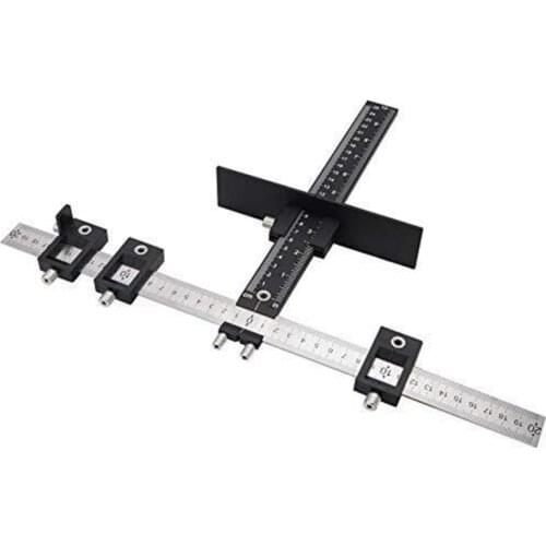 Adjustable Detachable Punch Locator Drill Guide Sleeve Cabinet Hardware Jig Cabinet Hole Drilling Tool Punch Positioner