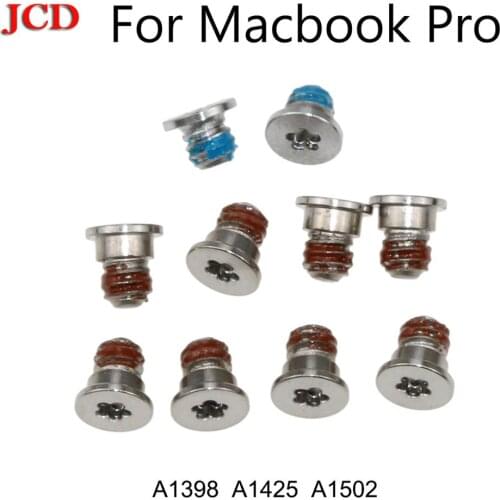 JCD New Laptop Bottom Case Screw For Macbook Pro Retina A1398 A1425 A1502 MC975 MC976 MD212 MD213 ME864 ME865