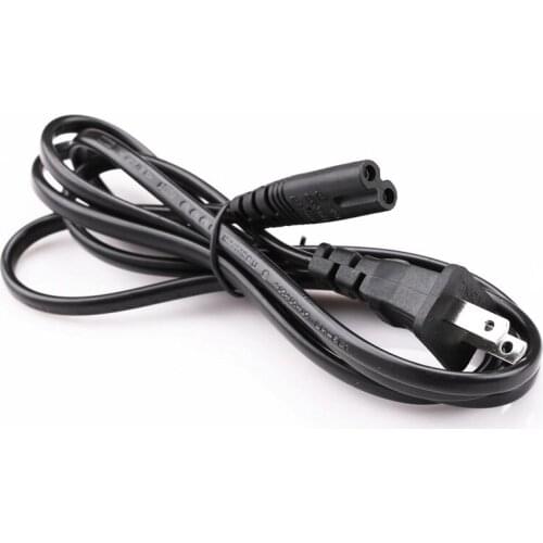 High Quality Figure 8 EU EURO 2 Prong Plug 2 Pin AC Laptop PC Tablet Power Supply Adapter Charger Cable Lead Cord US Plug 500W
