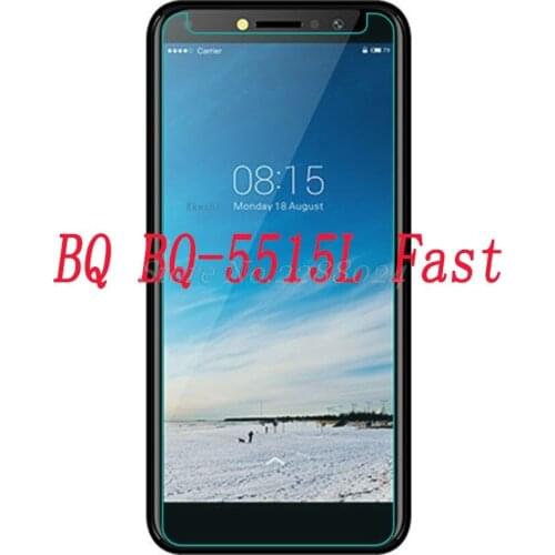 Smartphone Tempered Glass for BQ BQ-5515L Fast 5515 9H Explosion-proof Protective Film Screen Protector cover phone