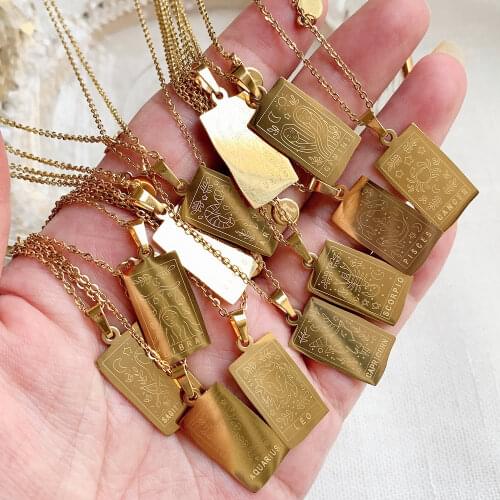 Женские кулоны знаки зодиака Aura Myria China At AliExpress