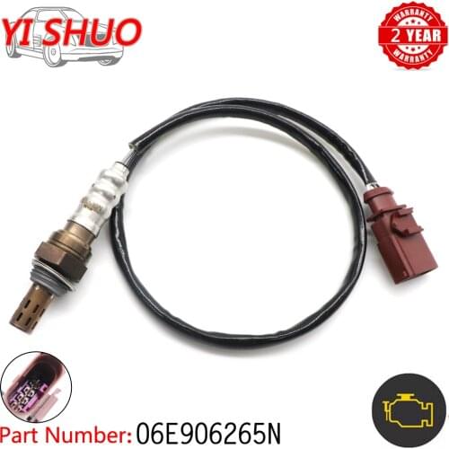 Auto 06E906265N Air Fuel Ratio Lambda O2 Oxygen Sensor for AUDI A4 A6 Quattro SEAT NUEVO IBIZA for VOLKSWAGEN BORA Downstream