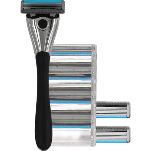 Mailun Freemen 5+1 blades metal carrier high quality Germany blades Safety Razor for Mens grooming