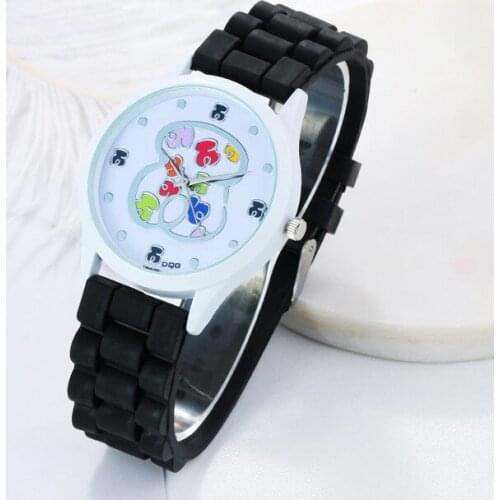 Women Watches 2019 New fashion sports silicone watch Women Luxury Brand 10 colors Bear Quartz Women Dress Watches relojes mujer