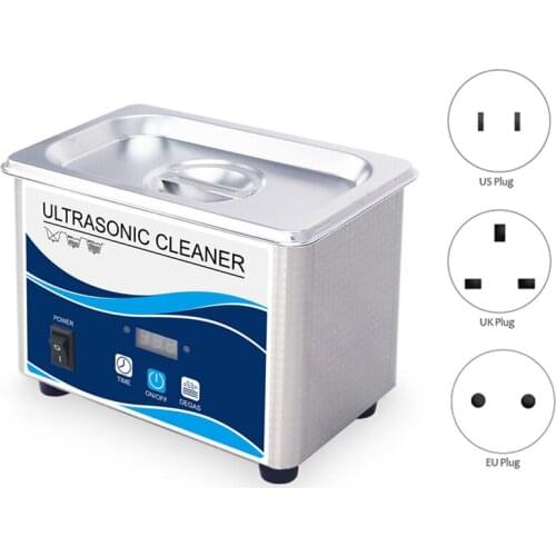 Digital Ultrasonic Cleaner 60W Sonicator Cleaner Machine For Jewelry Watch Eyeglass Shaver Oxides Washer