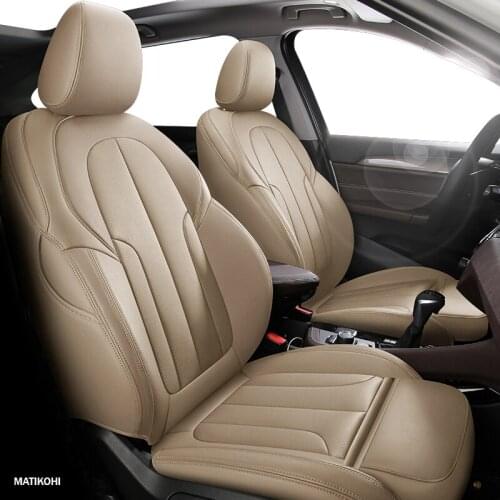 MATIKOHI Custom Leather car seat cover For Maserati Quattroporte Luxgen 7 SUV 5 3 MASTER CEO 7 MPV 6 SUV U5 SUV Automobiles