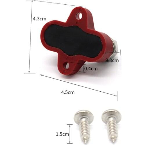 Red Junction Block Power Post Set Insulated Terminal Stud 5/16" Stainless