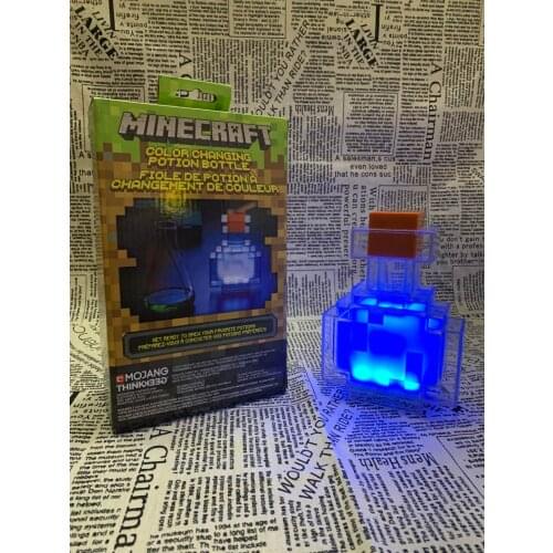 Color Changing Potion Bottle Lights Up and Switches Between 8 Different Colors Shake Control Night Lamp Toy
