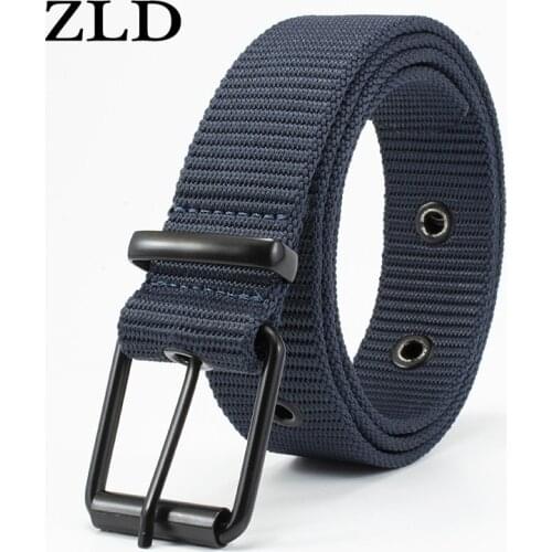 ZLD Canvas Belt Men Tactical Belts Selling Man Outdoor Sport Simple Practical Weave Nylon Canvas Cowboy Pants wo'men Belt