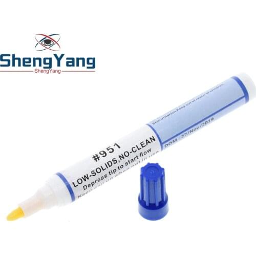 ShengYang 951 10 ml Soldering Rosin Flux Pen Low-Solid Non-clean For Kester Soldering Solar Panel DIY Power Panel For Arduino