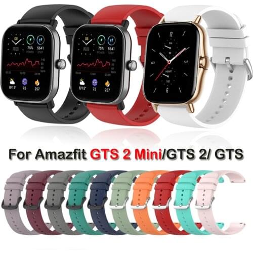 Replacement Strap For Amazfit GTS 2 Mini Strap Silicone Strap For Amazfit GTS 2 Strap For GTS GTS 2 mini Bracelet Watchband