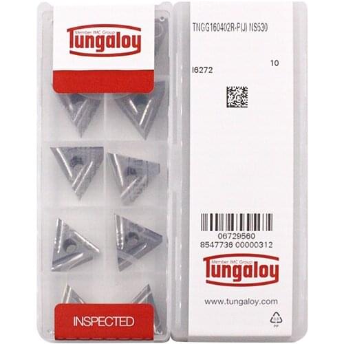TNGG160402R-P NS530 100% Original TUNGALOY carbide insert with the best quality 10pcs/lot free shipping