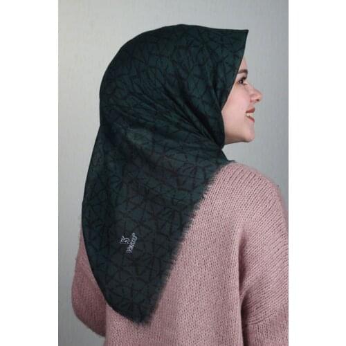 VERTU PATTERNED LINEN FLAMLI SCARF-DESEN-25-RENK-03