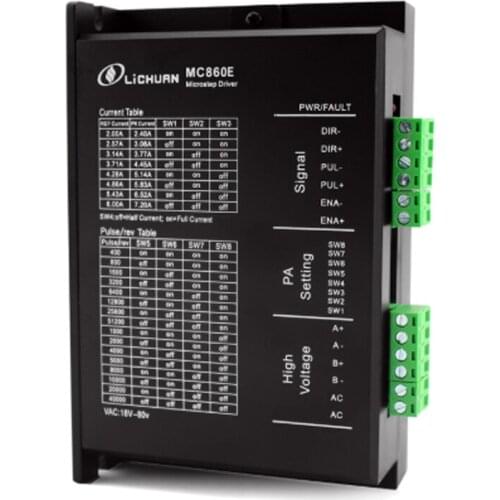 High precision 2-phase NEMA34 hybrid stepper motor driver DSP AC/DC48V MC860E replace DM860