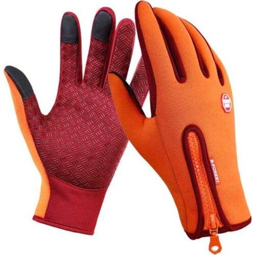 Winter Windproof Waterproof Thicken Warm Gloves Men Ski Snow Snowboard Gloves Motorcycle Riding Touch Screen Anti Slip Glove
