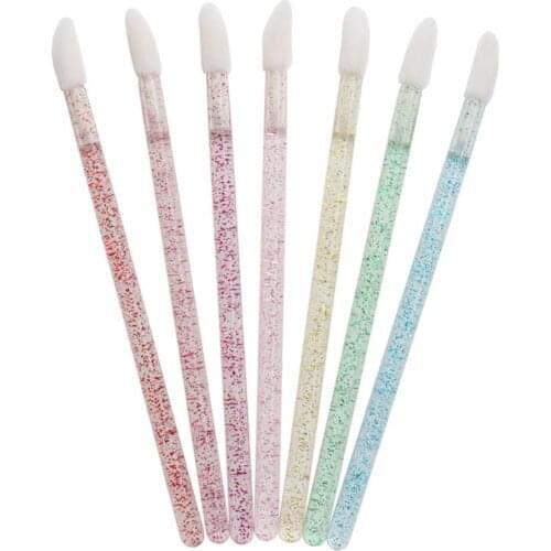 1000 Pcs Disposable Eyelash Brush Crystal Lashes Micro Brushes Eyelash Extension Supplies Applicator Cleaner Beauty Makeup Tools