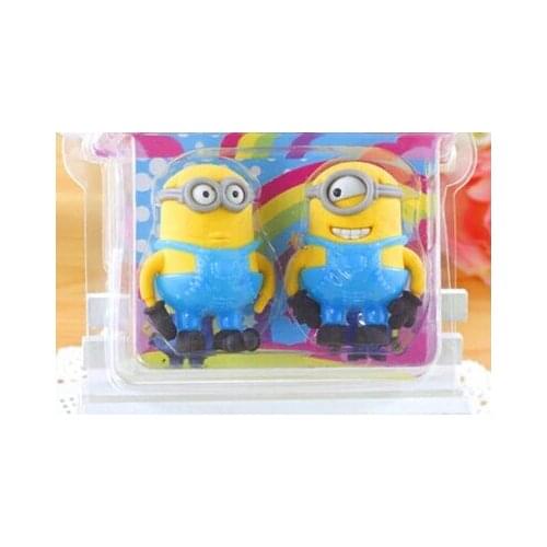 2017 New Arrival HOT RECOMMENDING Cartoon Eraser School Eraser Yellow Hero Eraser 2 pieces per lot