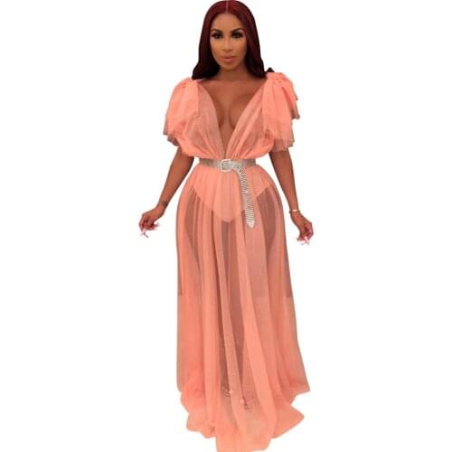 2021 Summer White Beach Cover Up Dress Tunic Long Pareos Bikinis Sexy Club Swim Cardigan Cover Up Robe Plage Beachwear No Belt